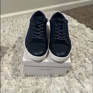 Pre Owned Calvin Klein Bane Suede Sneakers 13